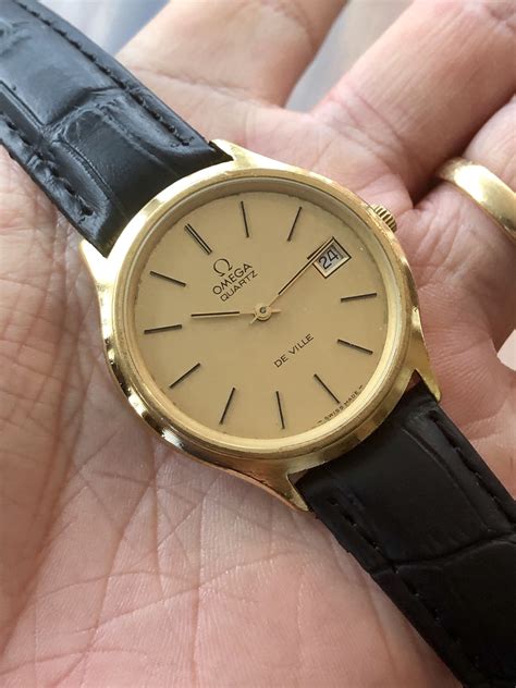 omega de ville quartz watch.